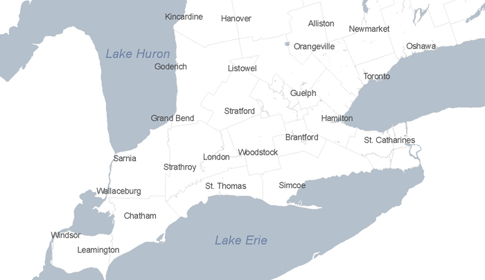 Ontario Map